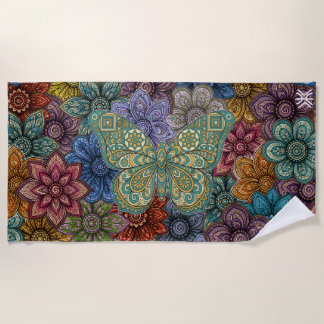 "Butterfly - Success" Beach Towel