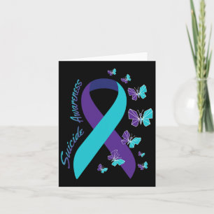 Butterfly Suicide Awareness Mental Health Card