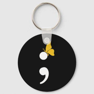 Butterfly Suicide Depression Prevention Key Ring