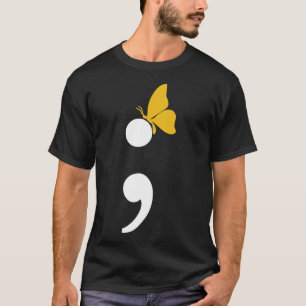 Butterfly Suicide Depression Prevention  T-Shirt