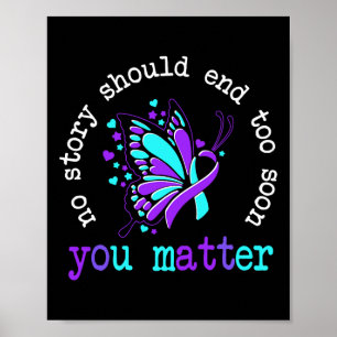 Butterfly Suicide Prevention Poster