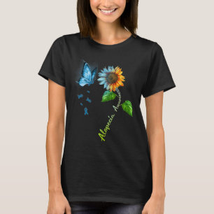 Butterfly Sunflower Alopecia Awareness  T-Shirt