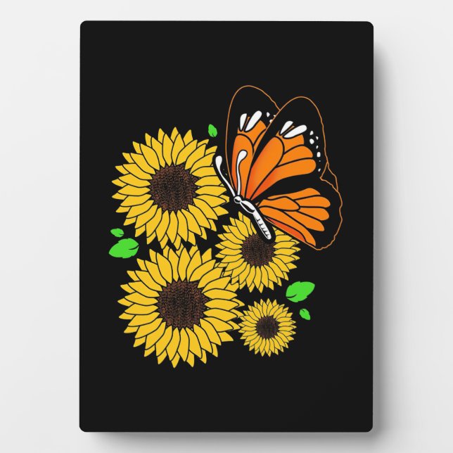 Butterfly Sunflower Garden Plaque (Front)