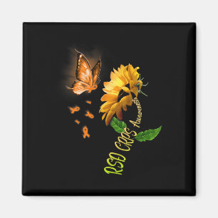 Butterfly Sunflower Rsd Crps Awareness 1 Magnet