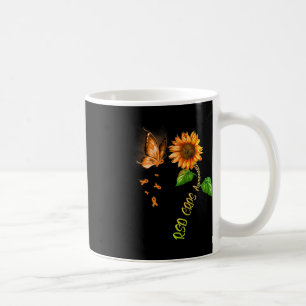 Butterfly Sunflower RSD CRPS Awareness  Coffee Mug