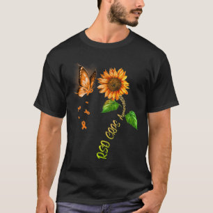 Butterfly Sunflower Rsd Crps Awareness T-Shirt