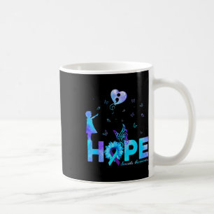 Butterfly Sunflower Suicide Prevention Awareness Coffee Mug
