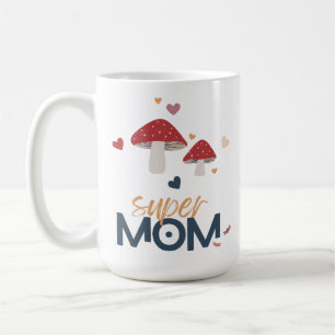 Butterfly Super MOM Coffee Mug