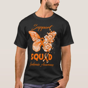 Butterfly Support Squad Leukemia Awareness T-Shirt