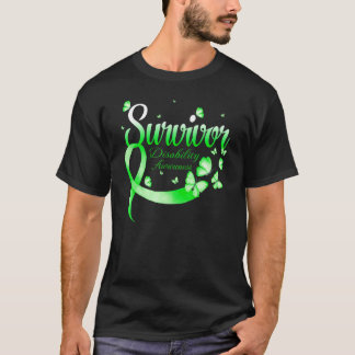 Butterfly Survivor Disability Awareness T-Shirt