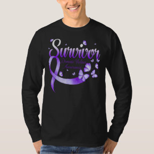 Butterfly Survivor Domestic Violence Awareness T-Shirt