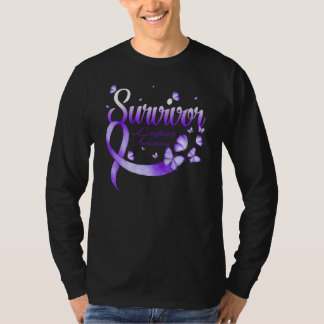 Butterfly Survivor Lupus Awareness T-Shirt