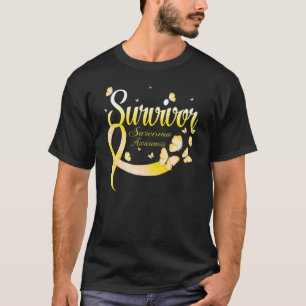 Butterfly Survivor Sarcoma Awareness T-Shirt
