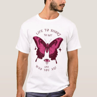 Butterfly SVG | Life Too Short Quote T-Shirt