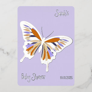 Butterfly Sweet Palette Baby Shower silver