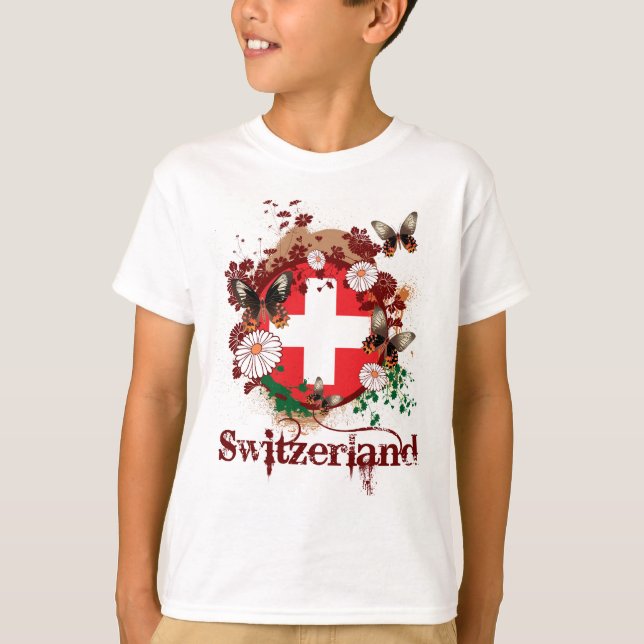 Butterfly Switzerland T-Shirt (Front)