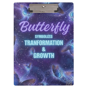 Butterfly Symbolises Transformation Growth Cosmic Clipboard