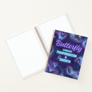 Butterfly Symbolises Transformation Growth Cosmic Notebook