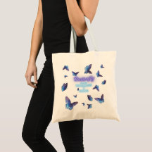 Butterfly Symbolises Transformation Growth Indigo
