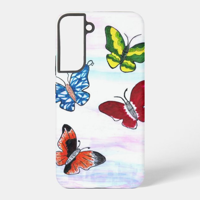 "Butterfly Tag" Samsung Galaxy S22+ Case (Back)