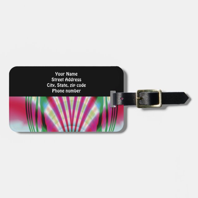 Butterfly Tags For Bags - Customised (Front Horizontal)