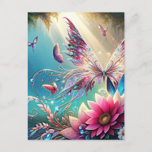 Butterfly Tapestry Postcard