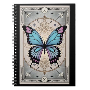 Butterfly Tarot Card – Mystical and Intricate Notebook