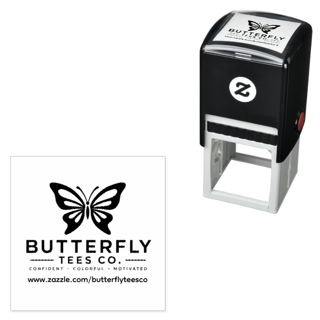 Butterfly Tees Co. 0047688-BTL6 Self-inking Stamp (In Situ)