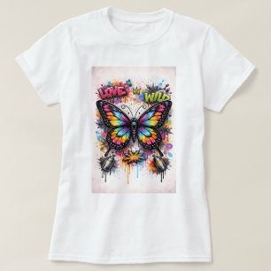 Butterfly Tees Co. Graffiti Butterfly Shirt 004781