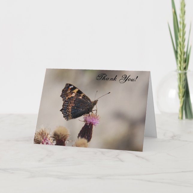 Butterfly THANK YOU Card (Front)
