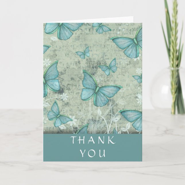 Butterfly Thank You Card (Front)