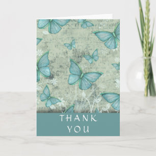 Butterfly Thank You Card