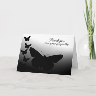 Butterfly Thank You Card