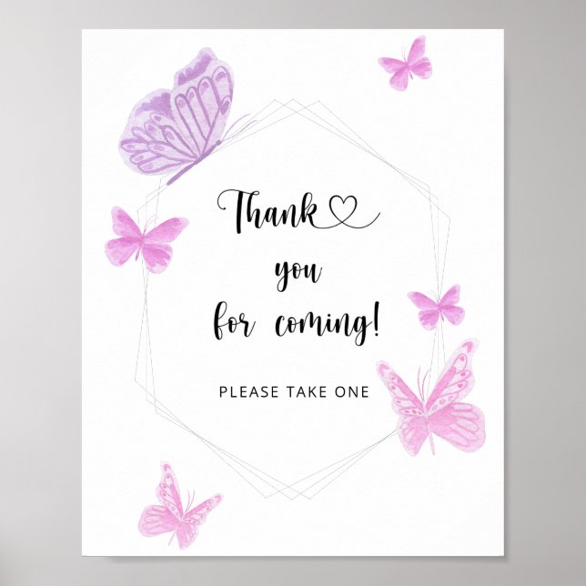Butterfly \ Thank you for coming  Poster (Front)