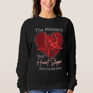 Butterfly The Moment Your Heart Stopped Mine Chang Sweatshirt