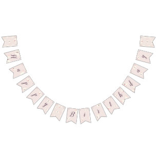 Butterfly Theme Birthday Bunting