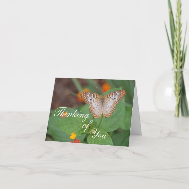 Butterfly Thinking of You Card (Front)