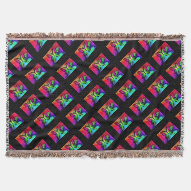 Butterfly Throw Blanket (Front)