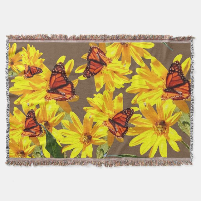 Butterfly Throw Blanket (Front)