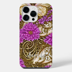 Butterfly Throw Blanket with Personalised Name iPhone 14 Pro Max Case