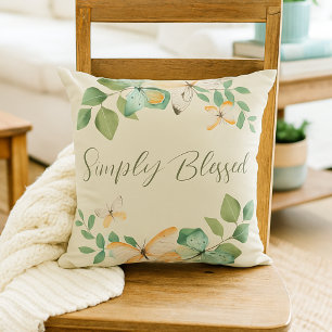 Butterfly Throw Pillow