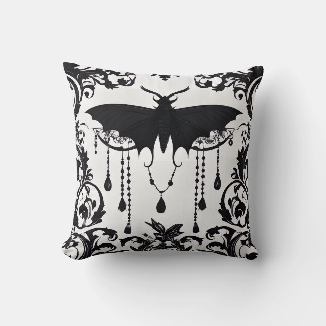 Butterfly Throw Pillow  (Front)