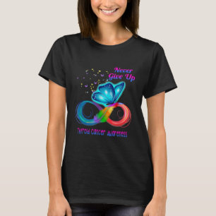 Butterfly Thyroid Cancer Awareness T-Shirt