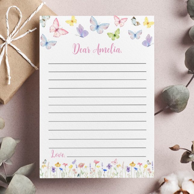 Butterfly Time Capsule Note Message Card (Creator Uploaded)