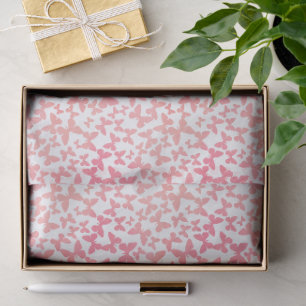 Butterfly Toss (Peach) Tissue Paper