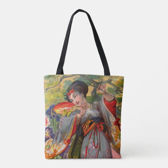 Butterfly Touch Tote Bag (Back)