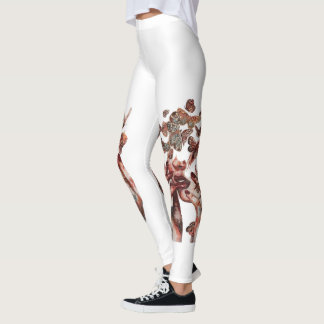 Butterfly Transformation Art Leggings