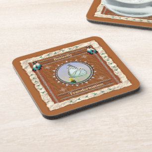 Butterfly -Transformation- Cork Coaster Set of 6