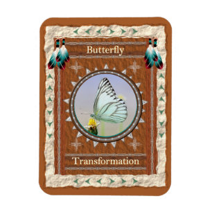 Butterfly -Transformation- Vinyl Flexi Magnet