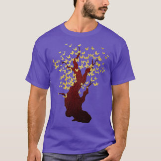 Butterfly Tree Beautiful Animal Butterflies Tree N T-Shirt